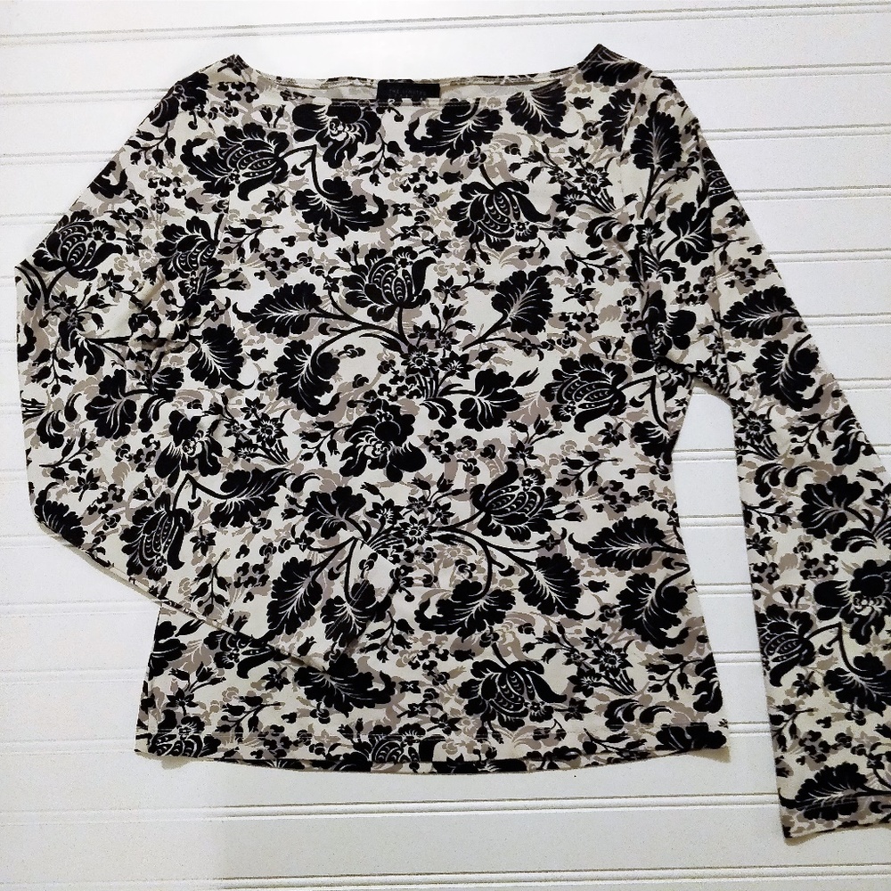 The Limited floral long-sleeved tee